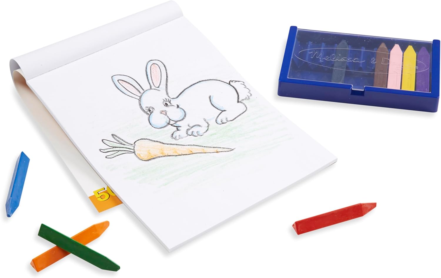 Melissa & Doug Drawing Pad (9 x 12 inches) with 50 Sheets of White Bond Paper - Image 4