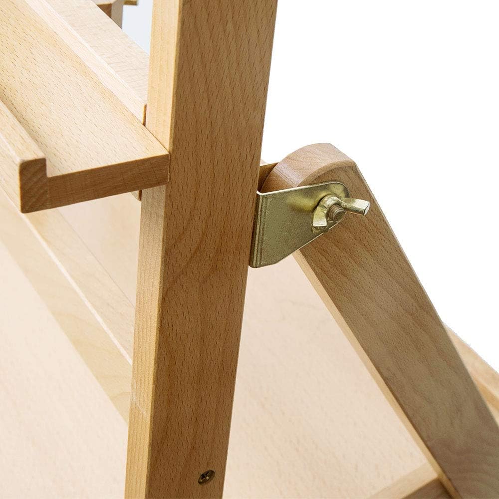 Mont Marte Signature Box Floor Easel, Beech Wood 43.5 x 44 x 150 cm (LxWxH), 17.13 x 17.32 x 59.1" - Image 4