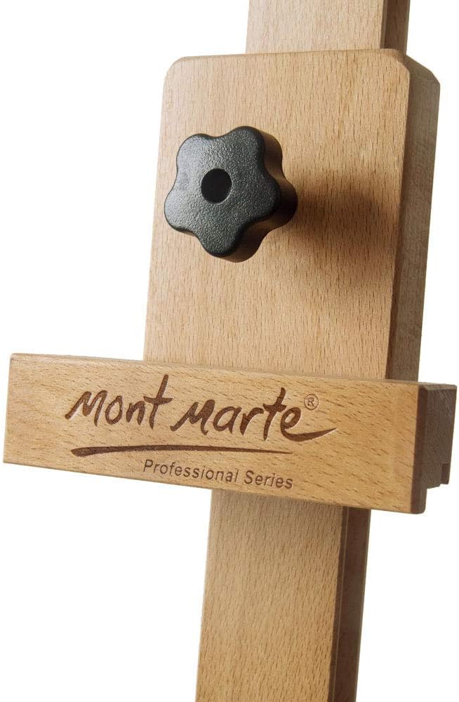 Mont Marte Signature Box Floor Easel, Beech Wood 43.5 x 44 x 150 cm (LxWxH), 17.13 x 17.32 x 59.1" - Image 6
